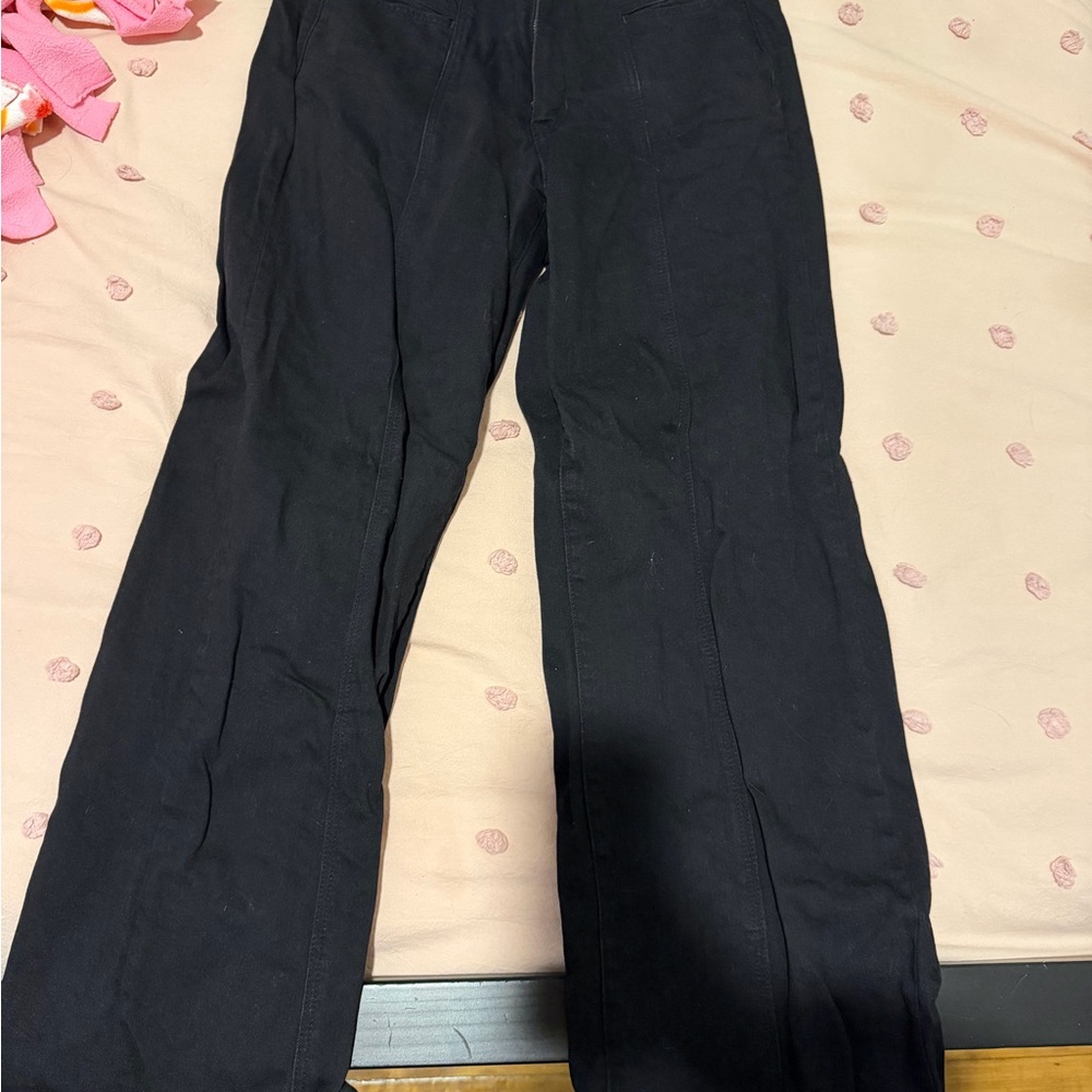 Black High-Waisted Pants